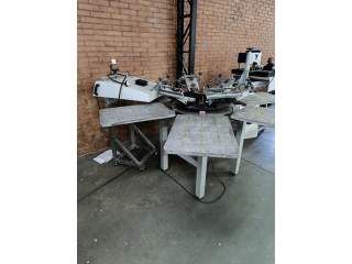 Carrossel para serigrafia flax cure